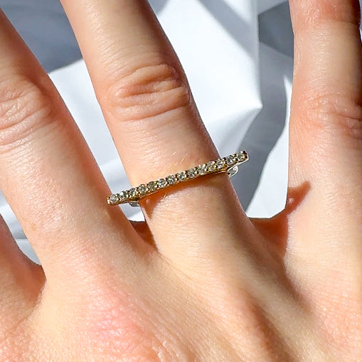 Diamond Bar Ring