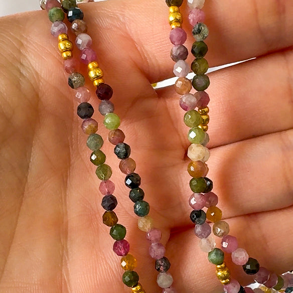 Tourmaline Bead Necklace