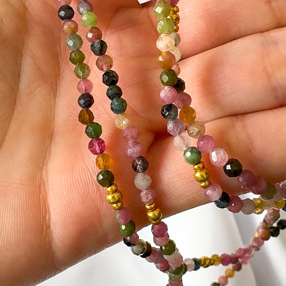 Tourmaline Bead Necklace