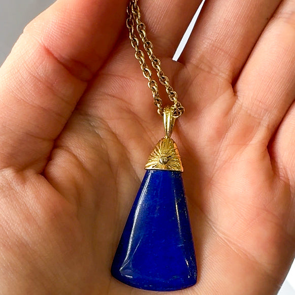 Lapis Lazuli Pendant Necklace
