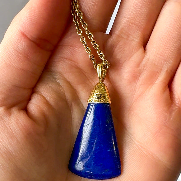 Lapis Lazuli Pendant Necklace