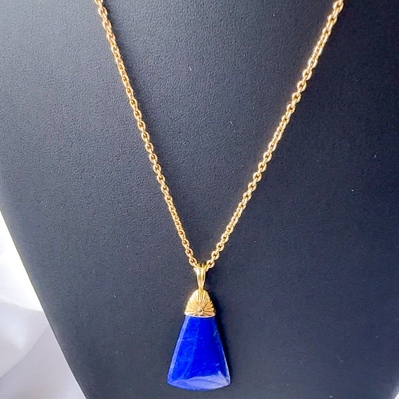Lapis Lazuli Pendant Necklace