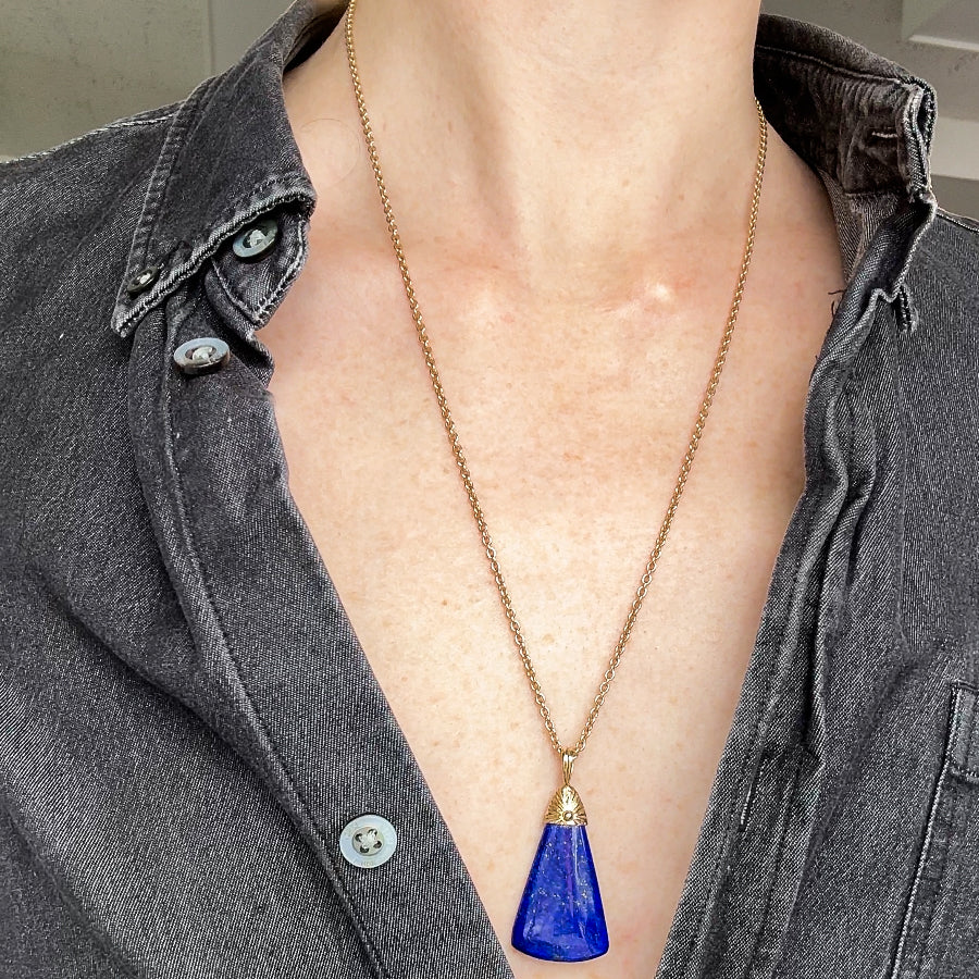 Lapis Lazuli Pendant Necklace