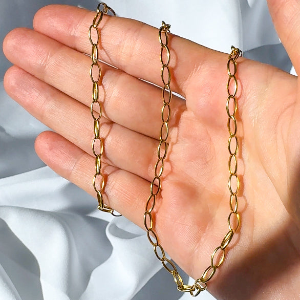 Oval Link Chain Necklace