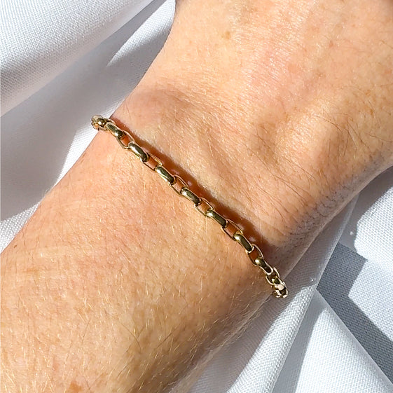 14k Gold Link Bracelet