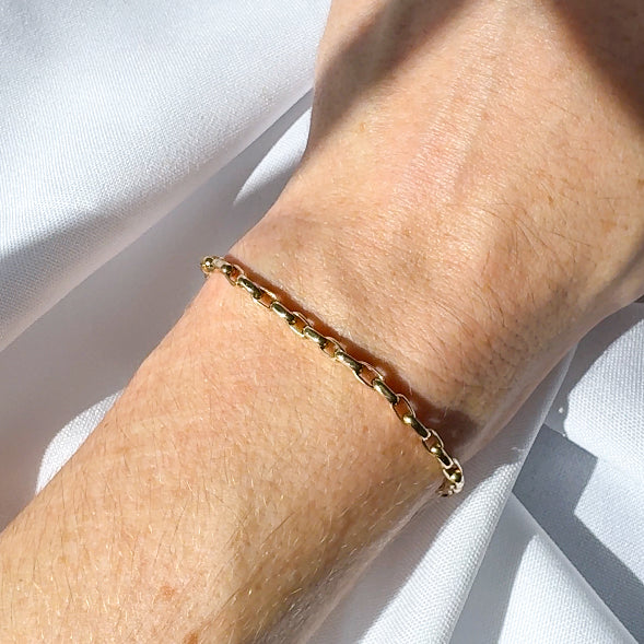 14k Gold Link Bracelet