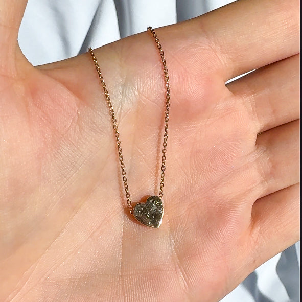 Rose Gold Heart Necklace