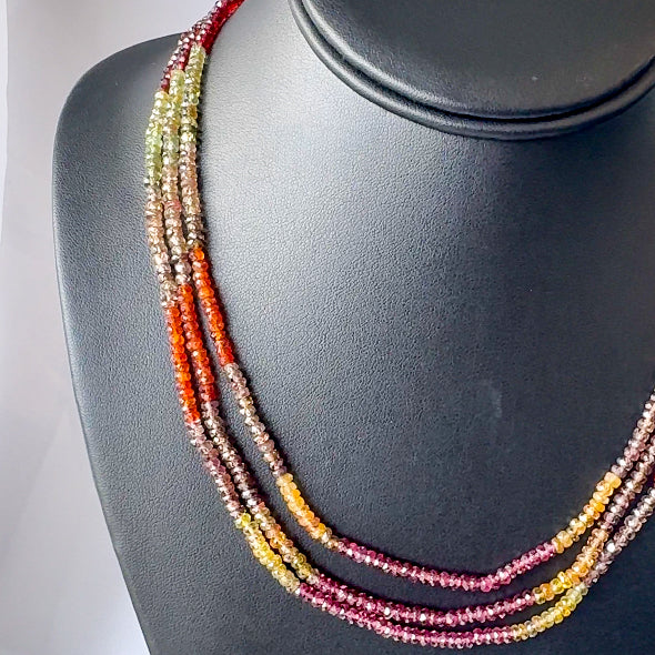 Tundra Sapphire Bead Necklace