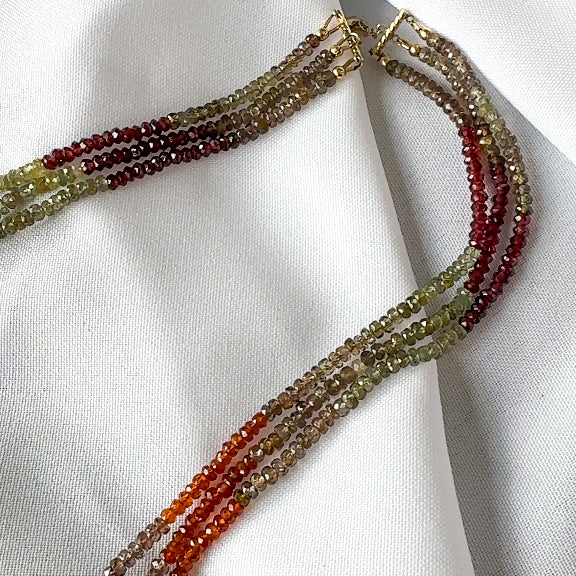 Tundra Sapphire Bead Necklace