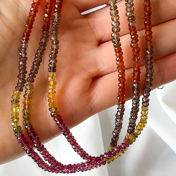 Tundra Sapphire Bead Necklace