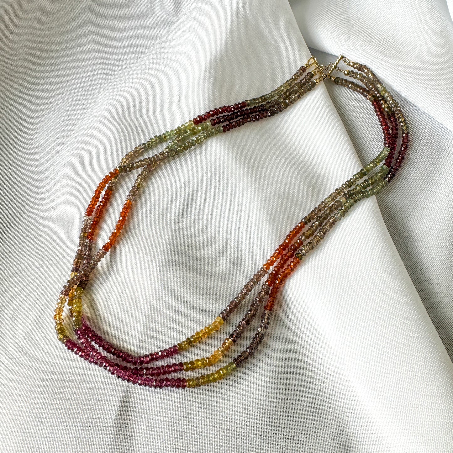 Tundra Sapphire Bead Necklace