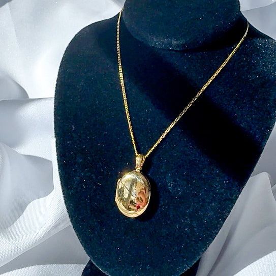 14K Yellow Gold Locket