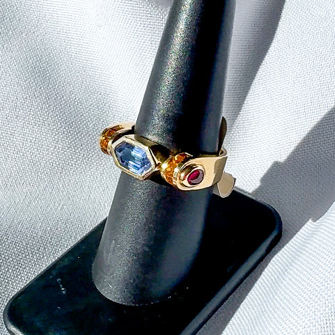 Art Deco Sapphire Ring