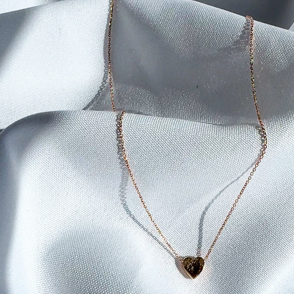 Rose Gold Heart Necklace