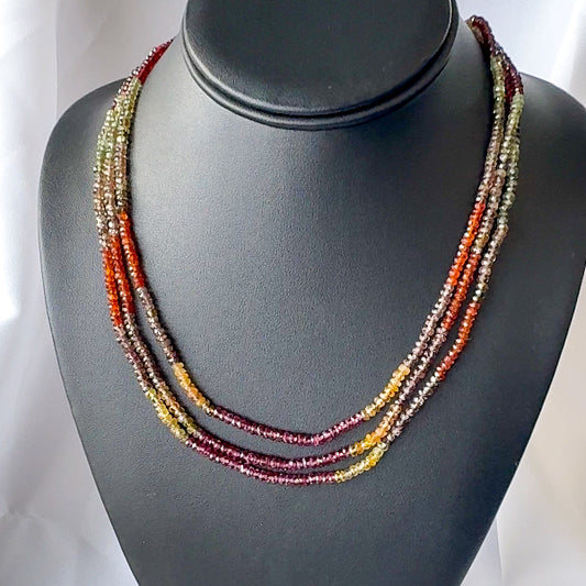Tundra Sapphire Bead Necklace